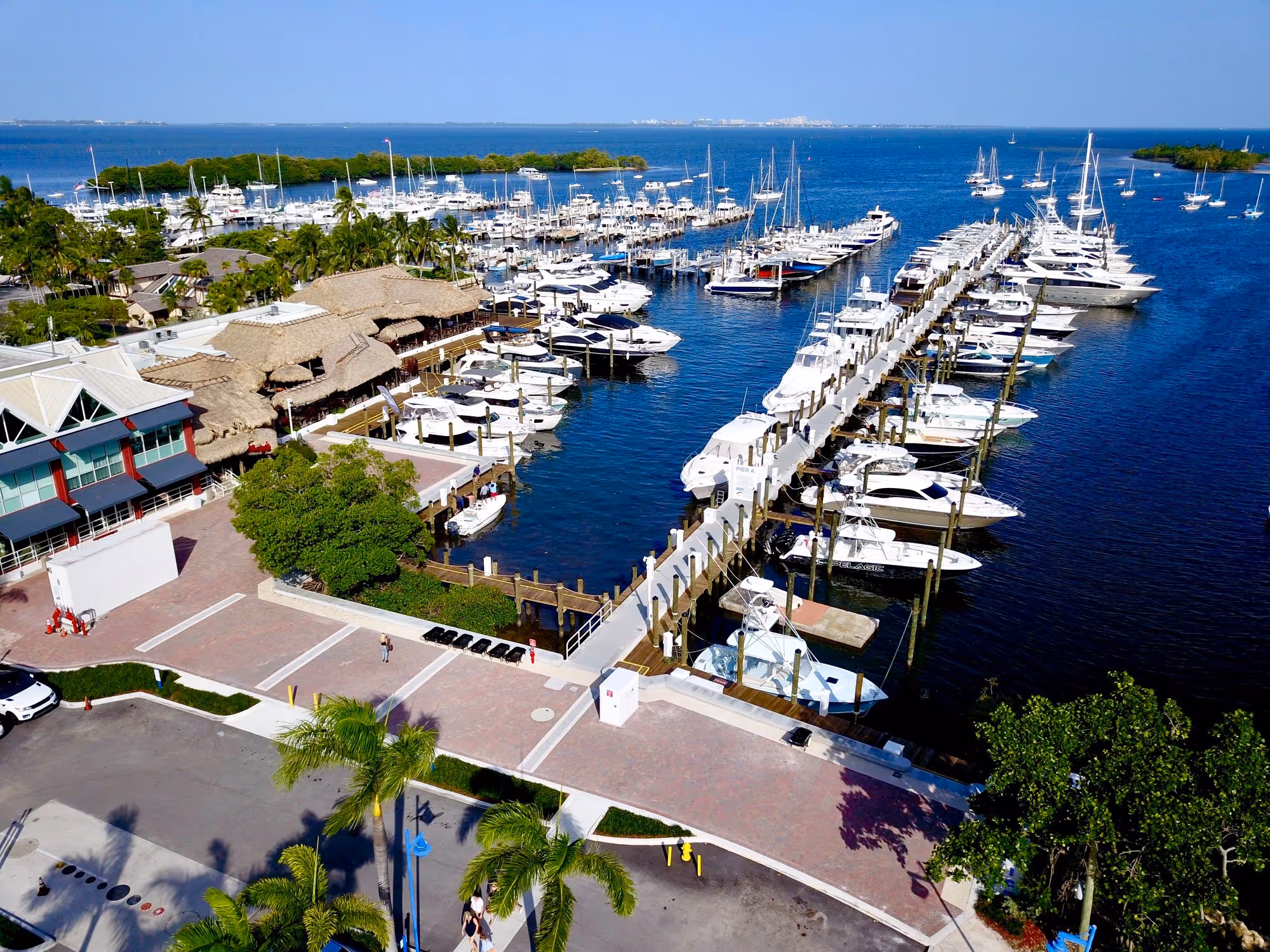 Bay Shore Landing Marina in Coconut Grove, Miami — one of Miami Yachting’s premier service and charter locations.
