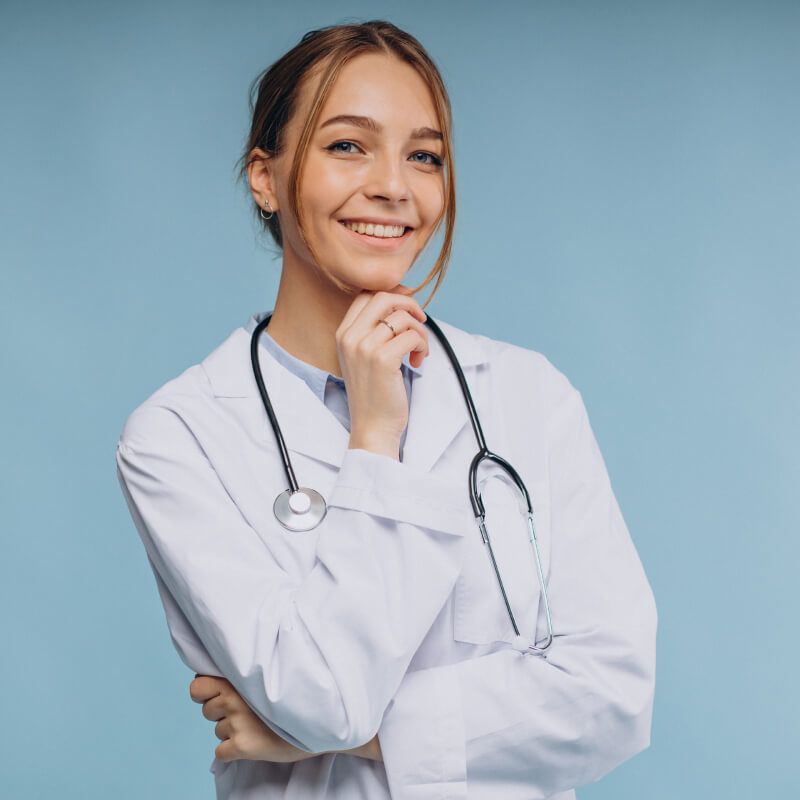 Female doctor - Pets Care Veterinary Clinic Webflow Template