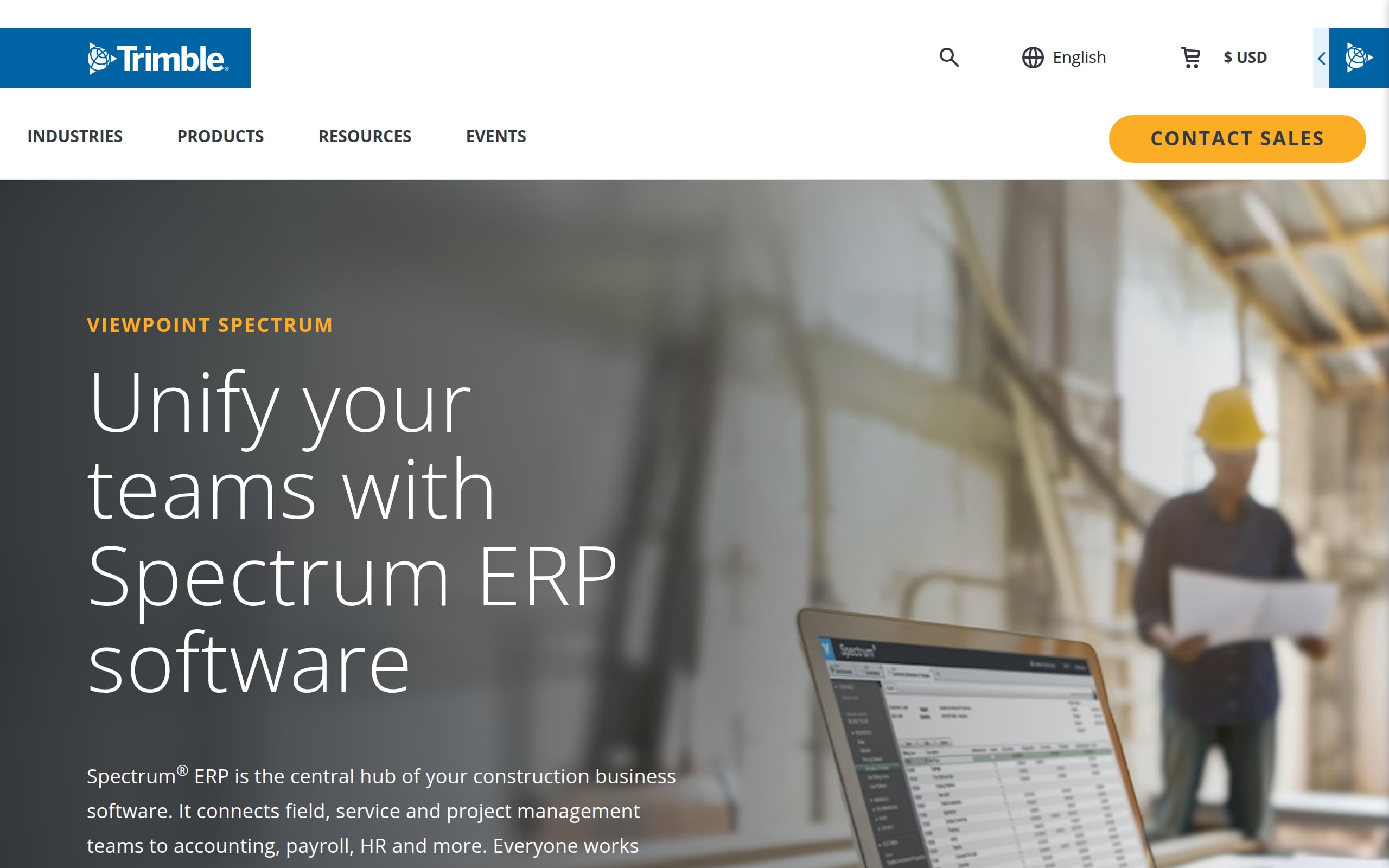 Viewpoint Spectrum Payroll (Trimble) Screenshot