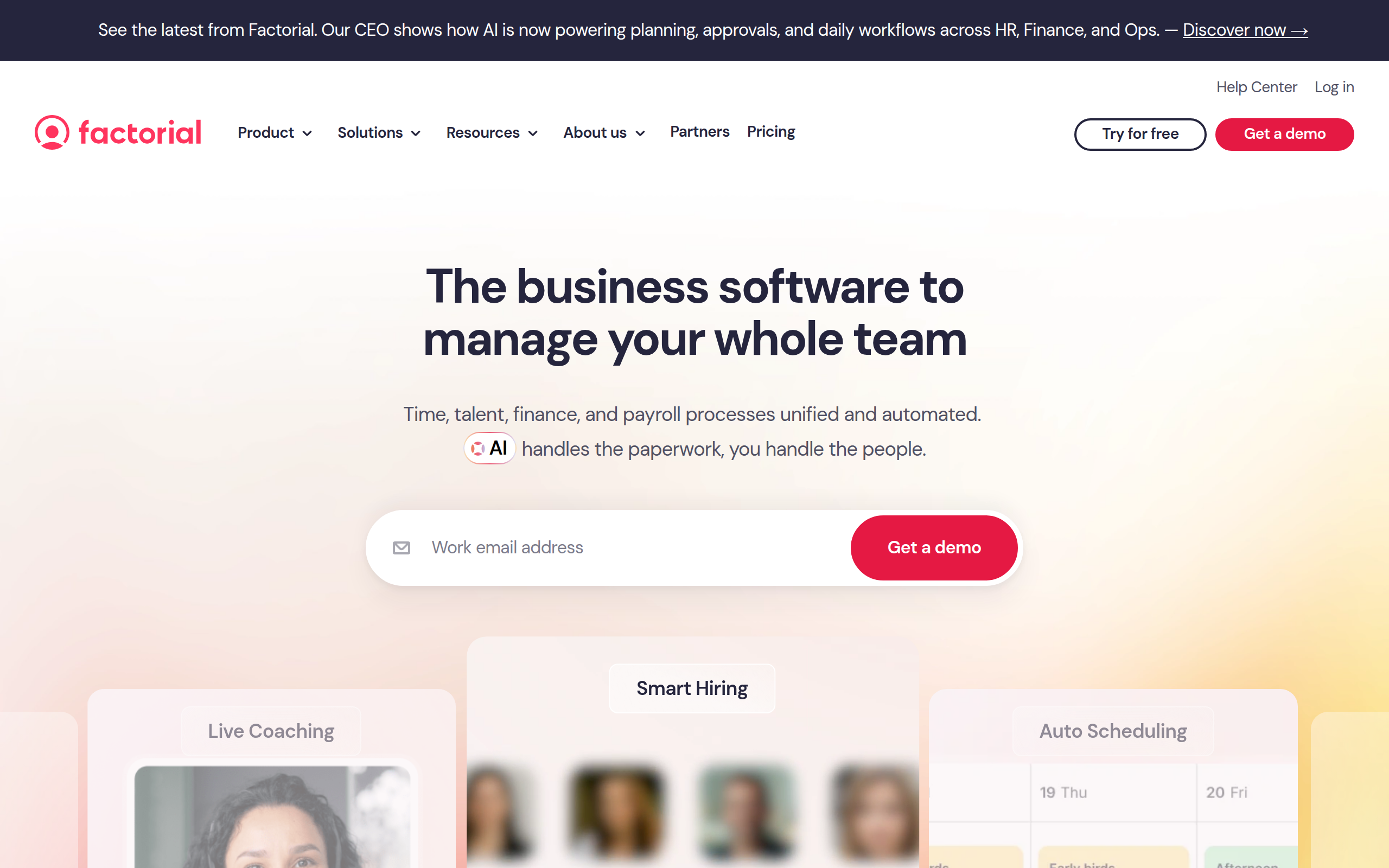 Factorial Screenshot