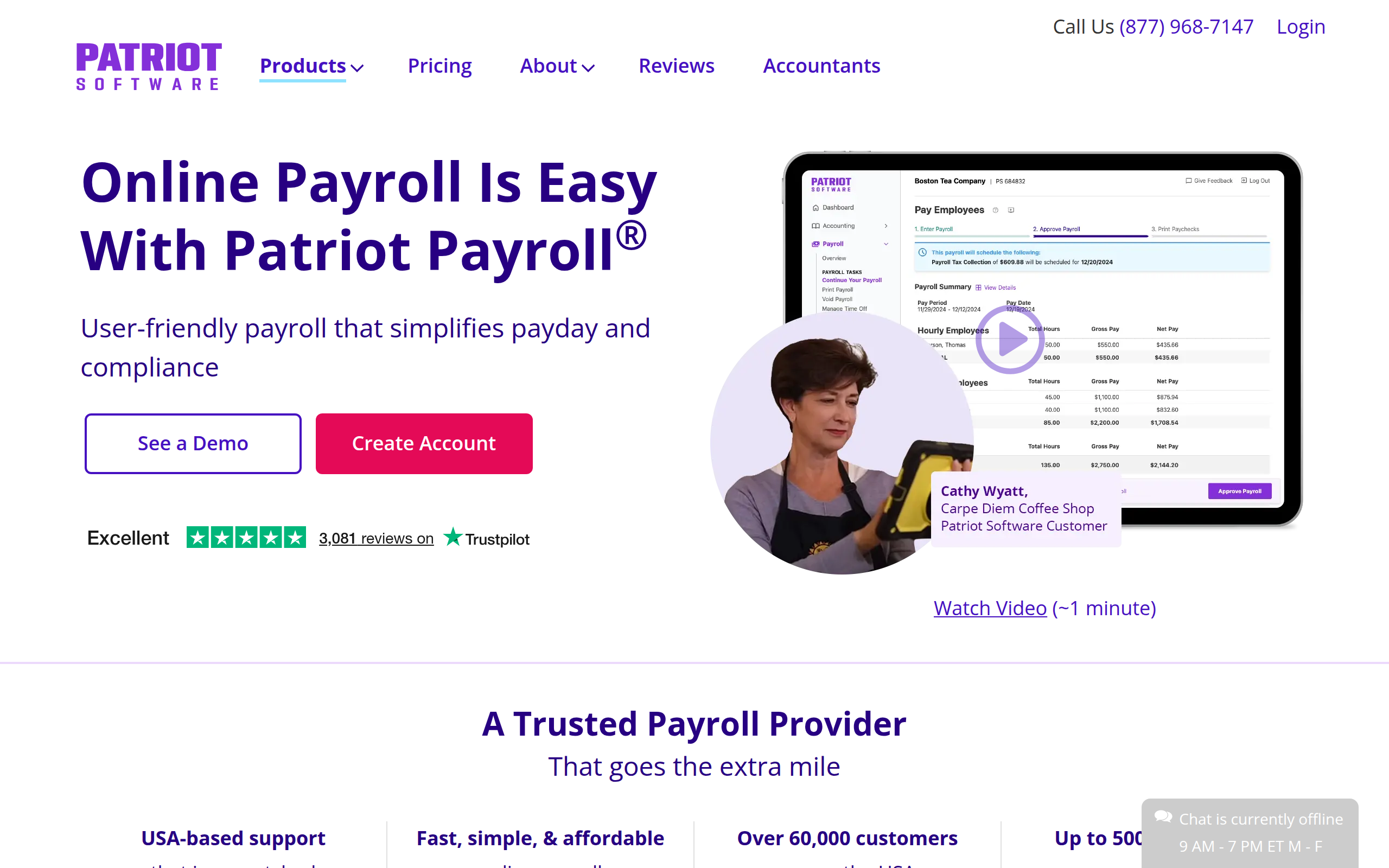 Patriot Payroll Screenshot