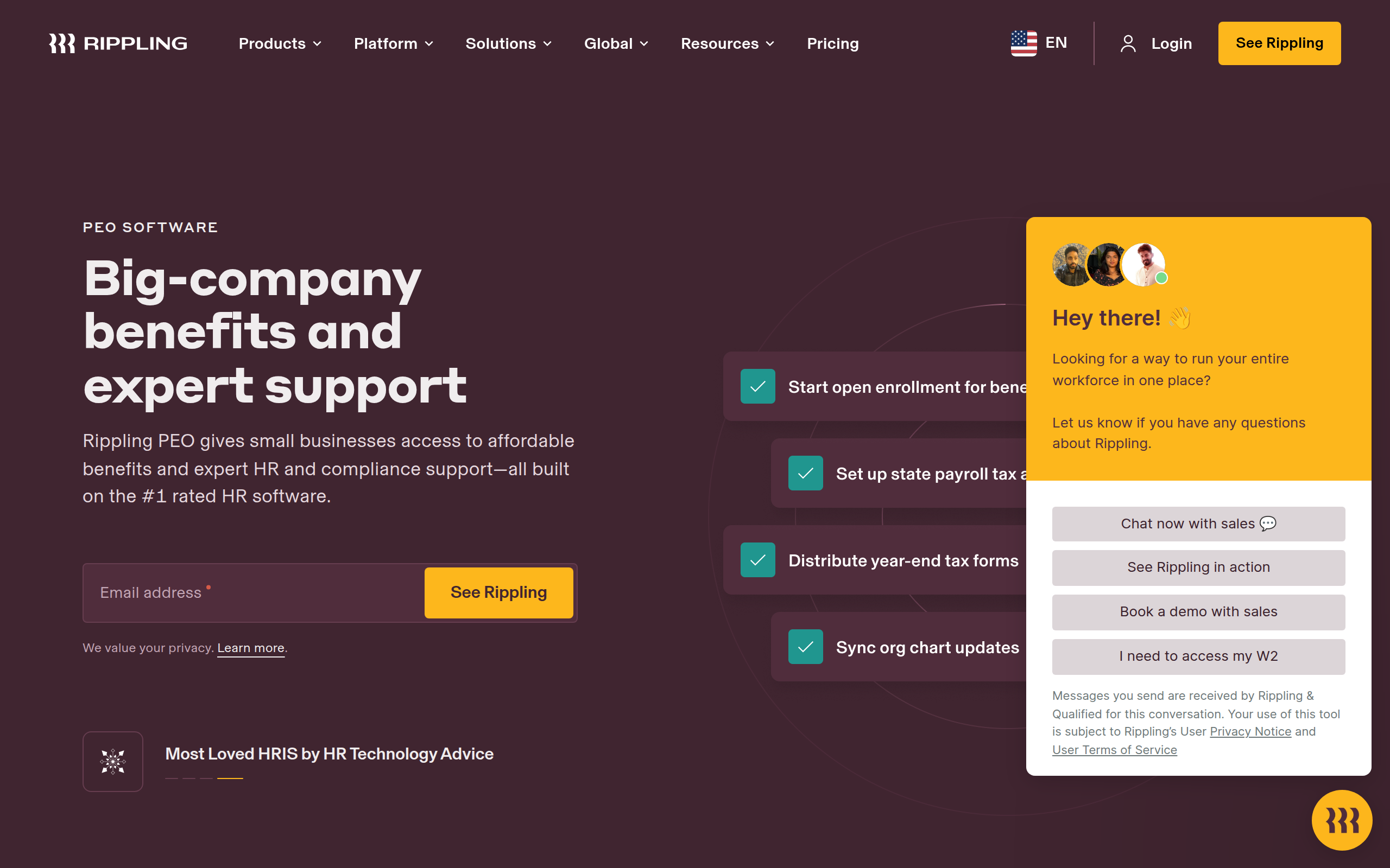 Rippling PEO Screenshot