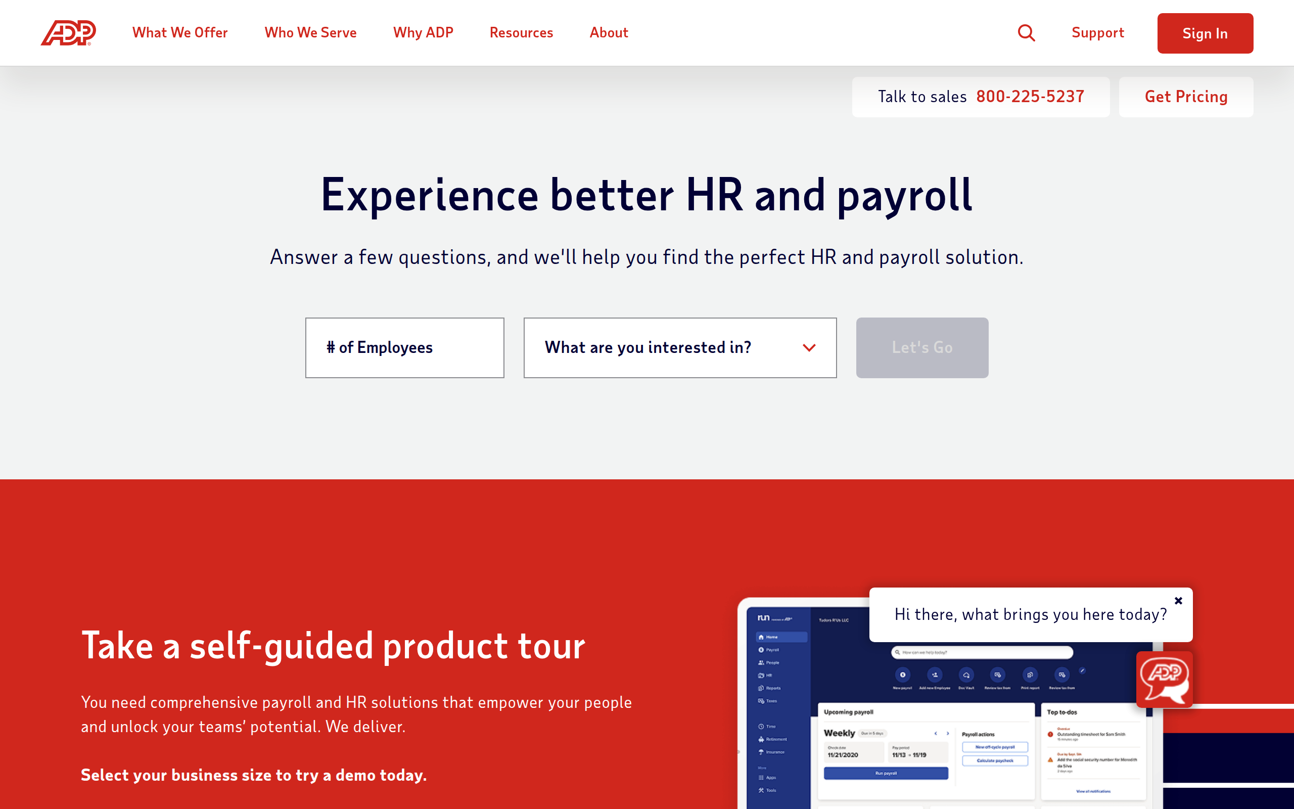 ADP Workforce Now Screenshot
