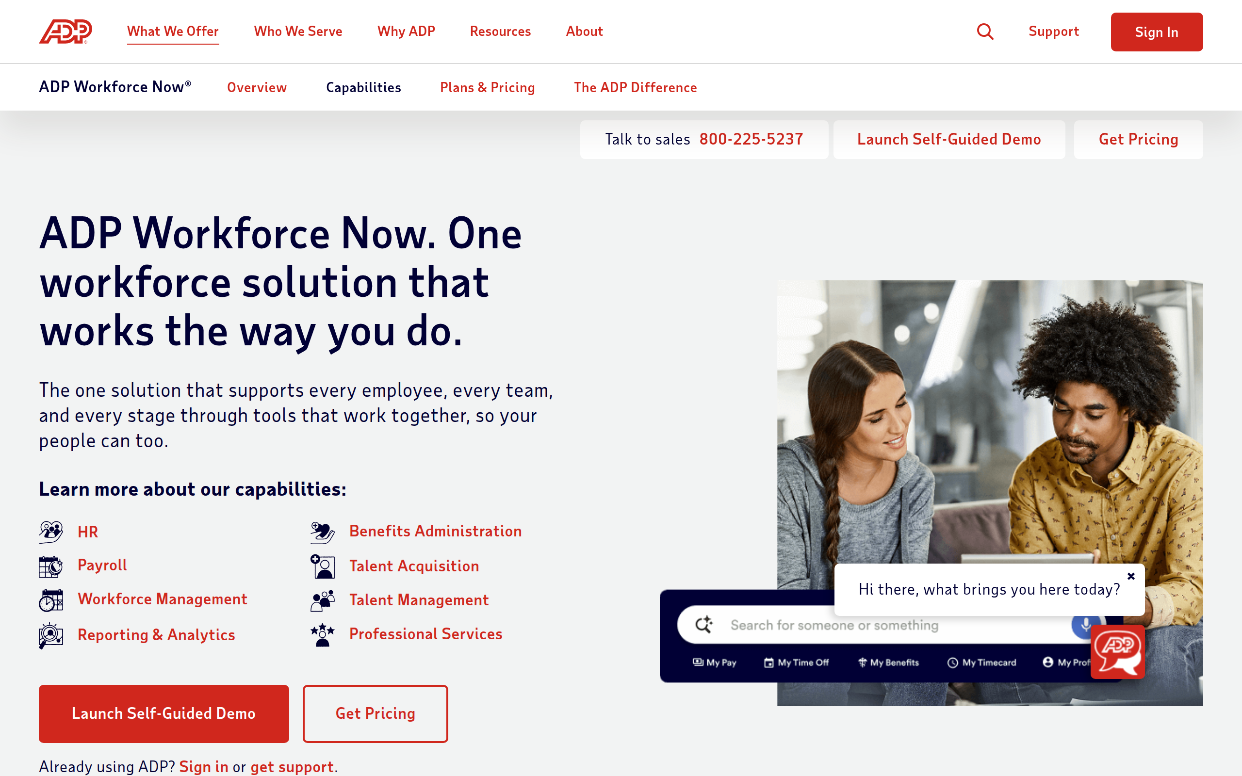 ADP Workforce Now Screenshot