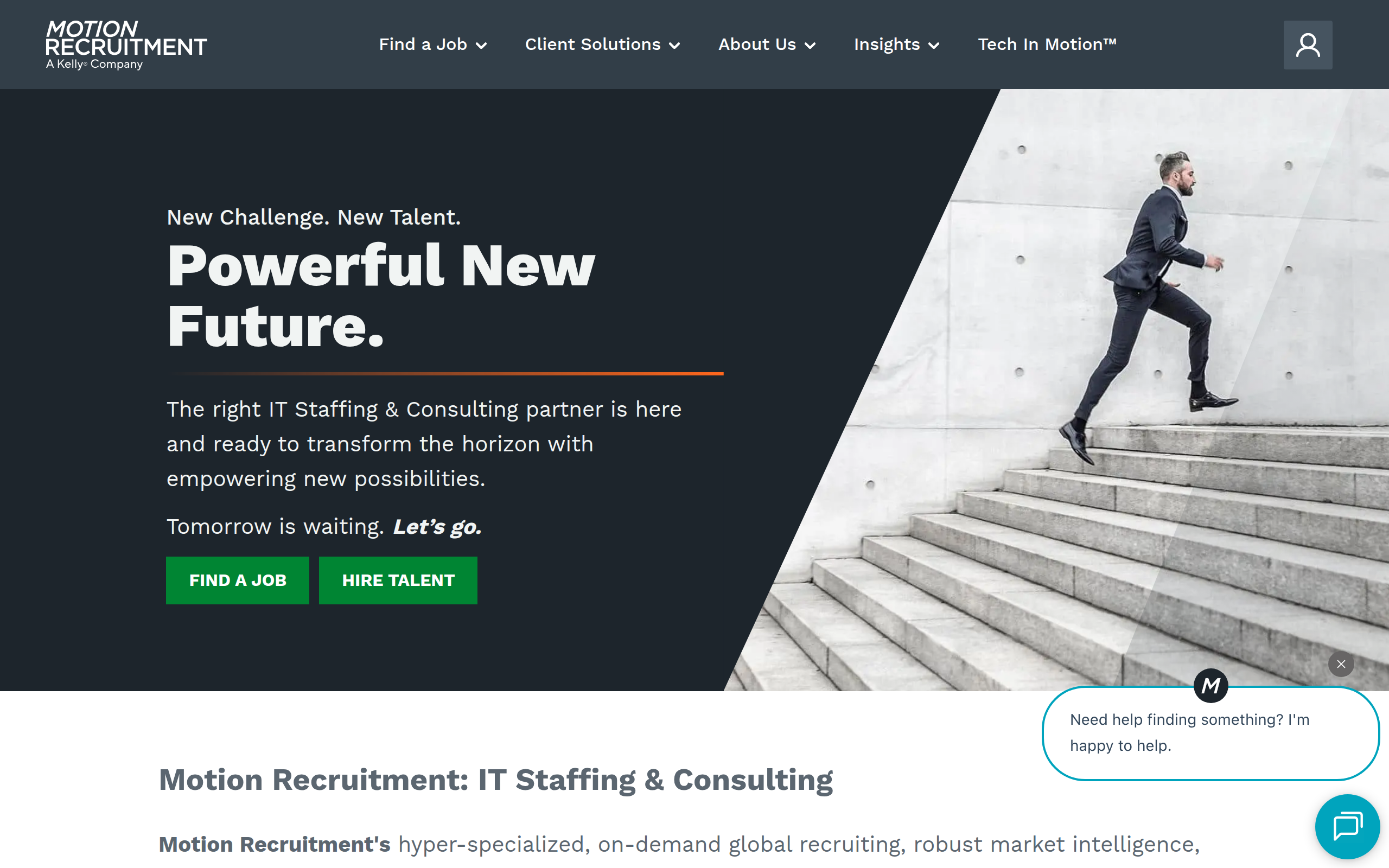 Motion Recruitment Screenshot