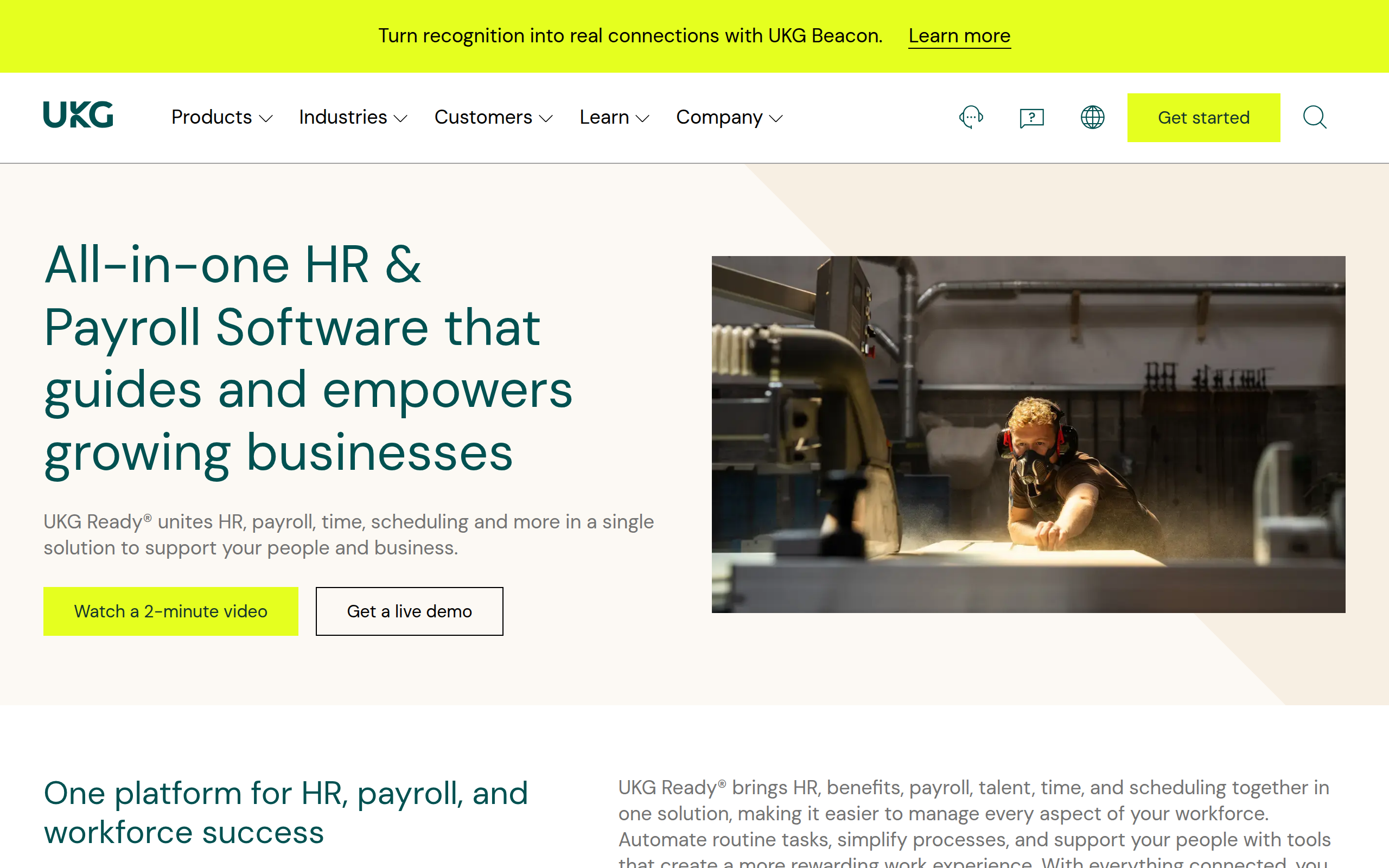 UKG Ready Screenshot