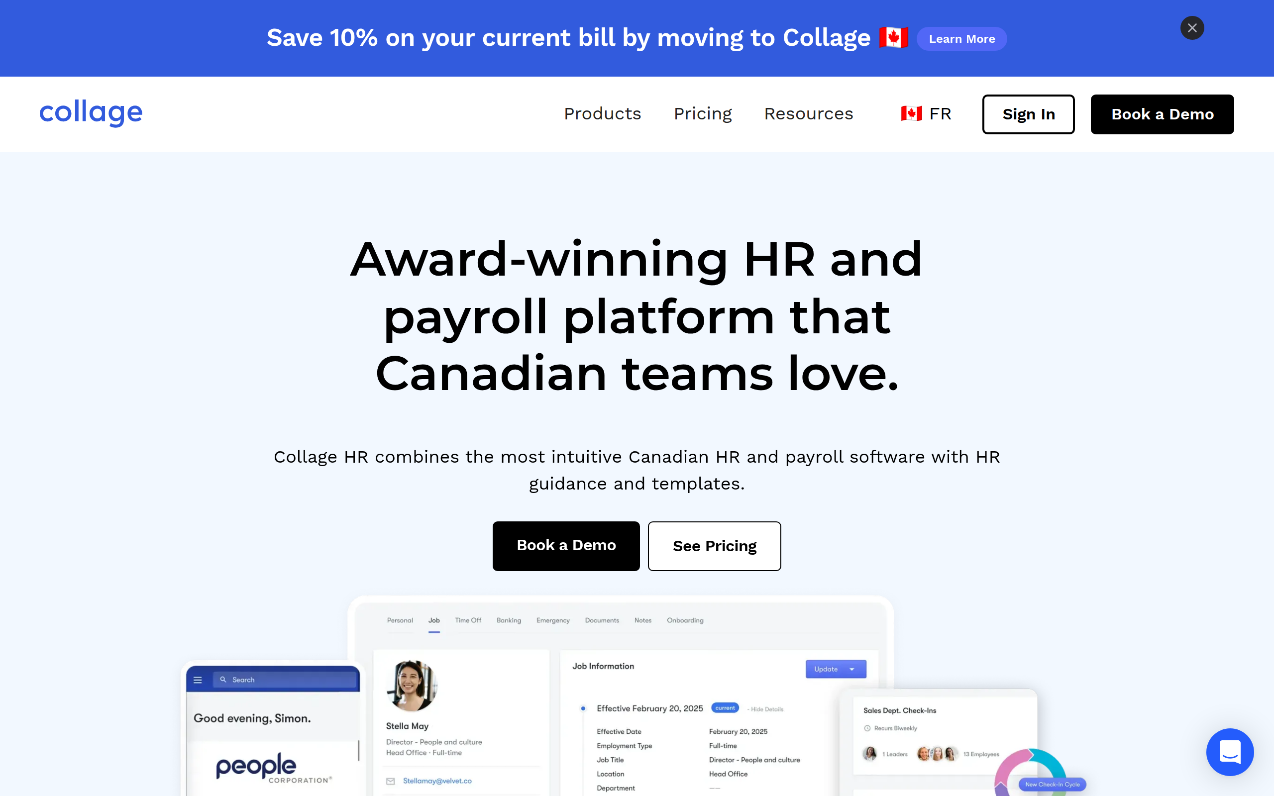 Collage HR Screenshot