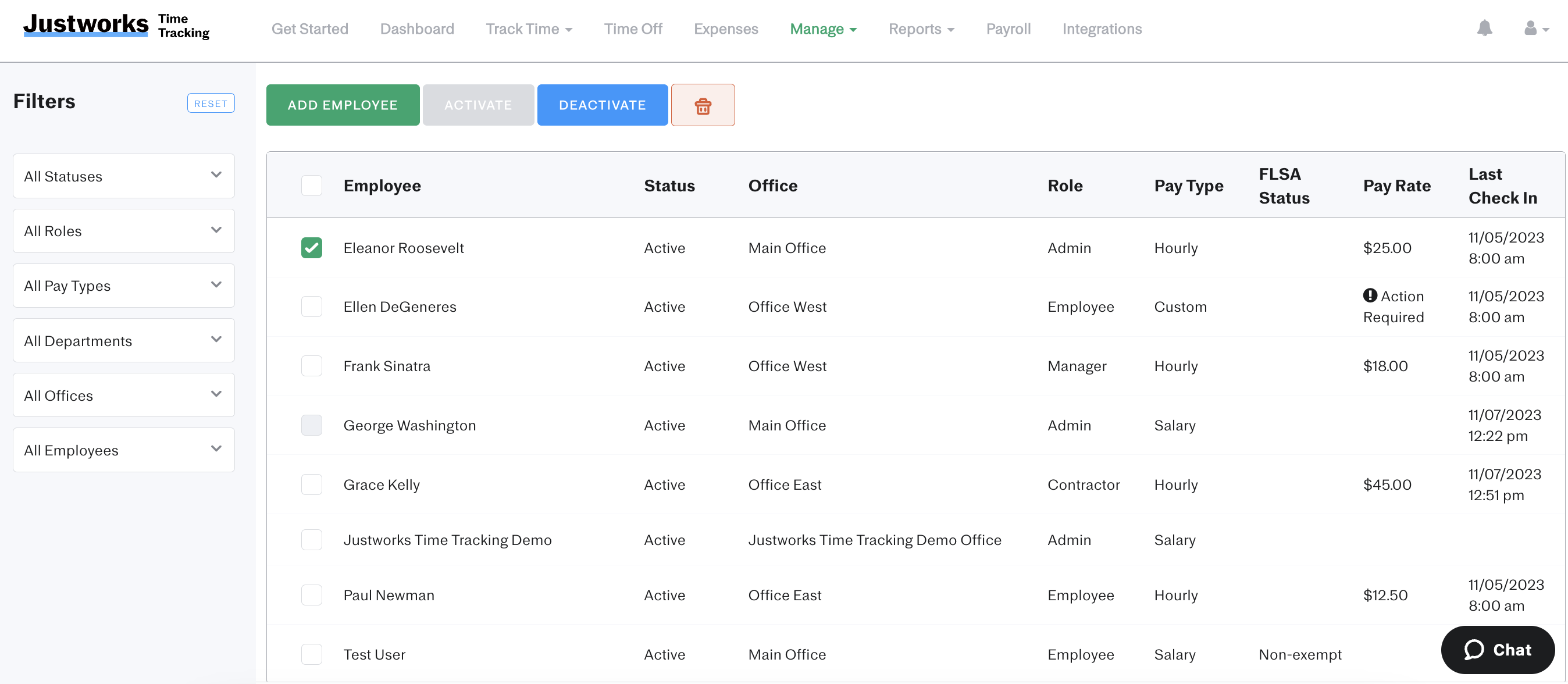 Justworks Screenshot