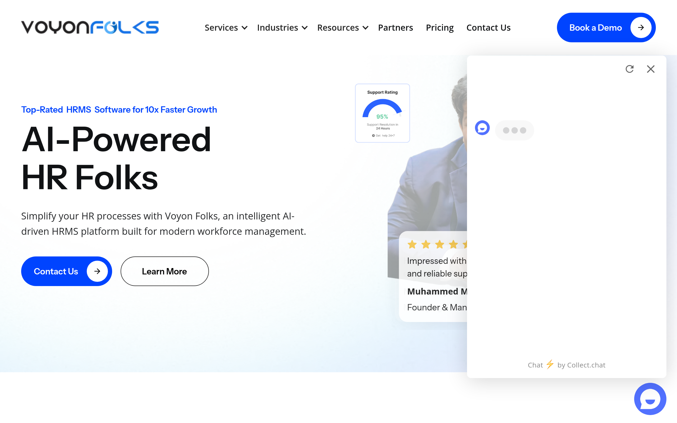 Voyon Folks HRMS Screenshot