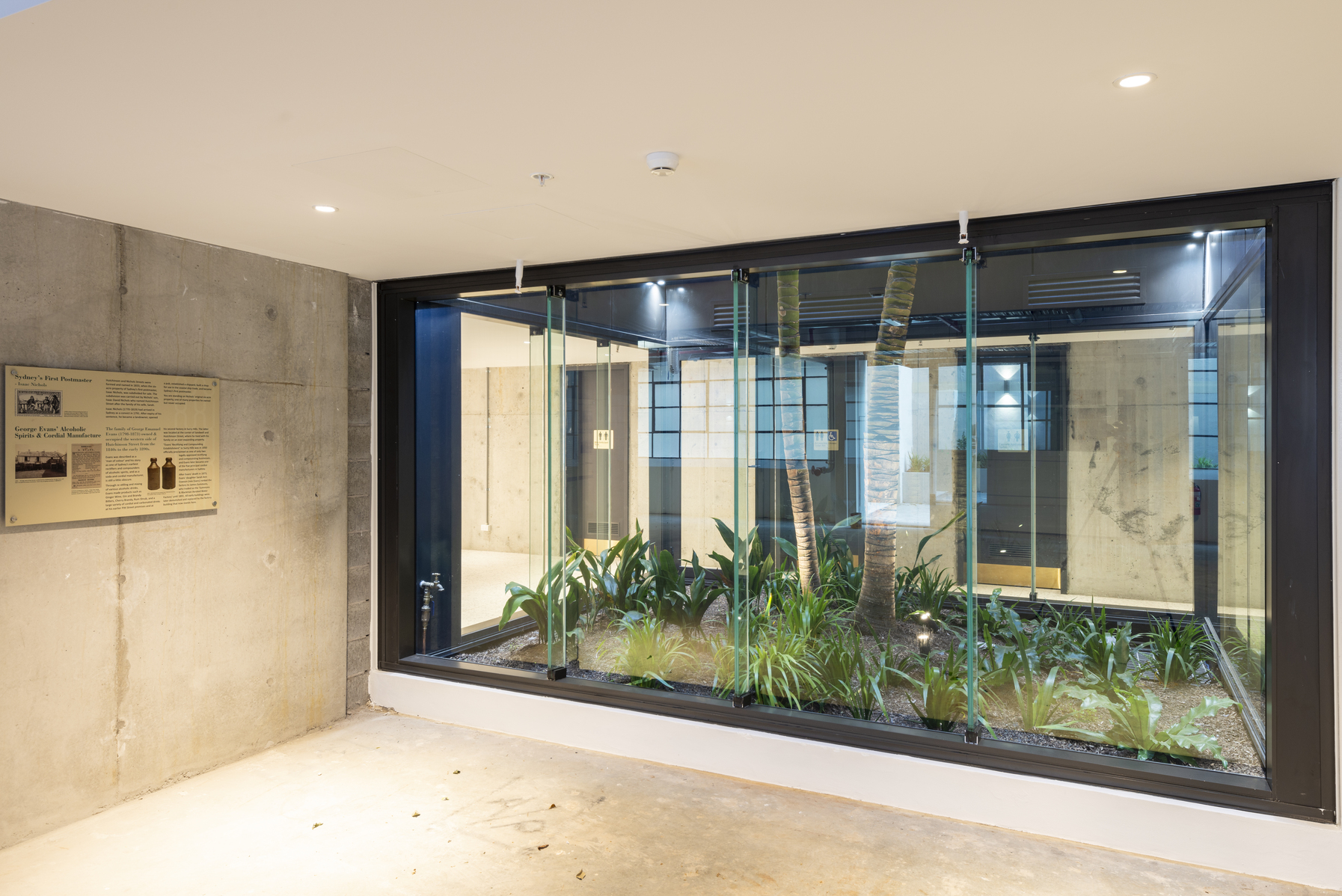 Inside view of Hutchinson building