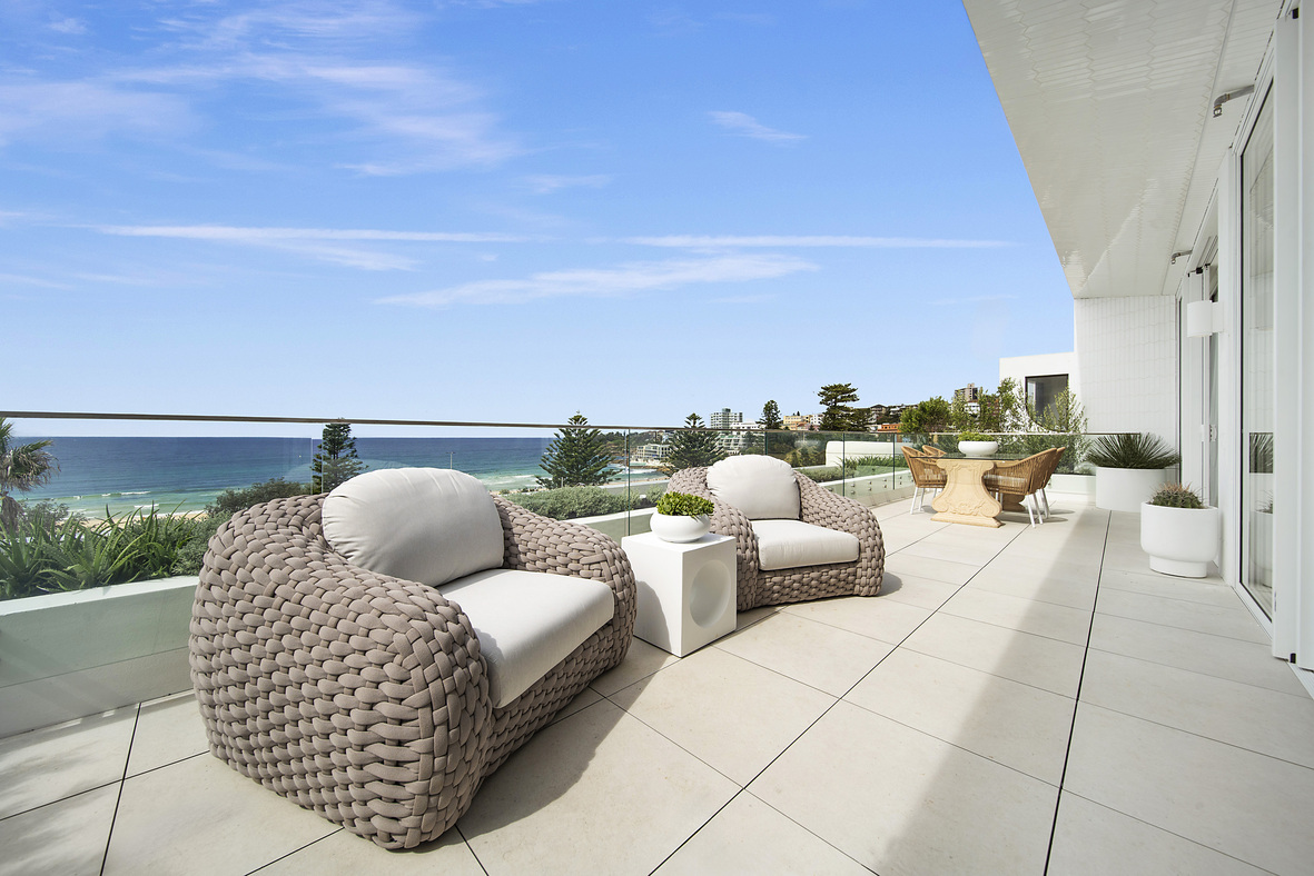 Bondi apartment balcony
