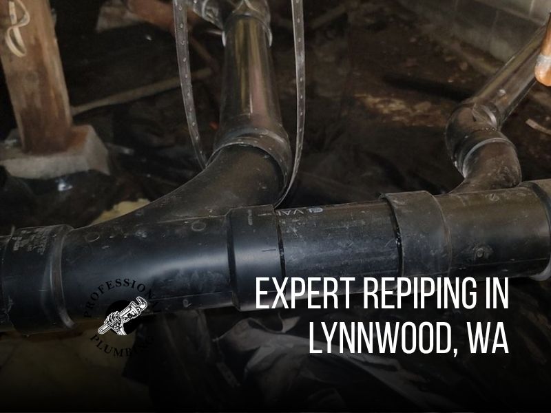 Trusted repiping services in Shoreline, WA for damaged or aging pipes. Improve your plumbing with expert solutions. Contact us today for a free estimate!