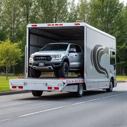 Enclosed Trailer Vehicle Transport