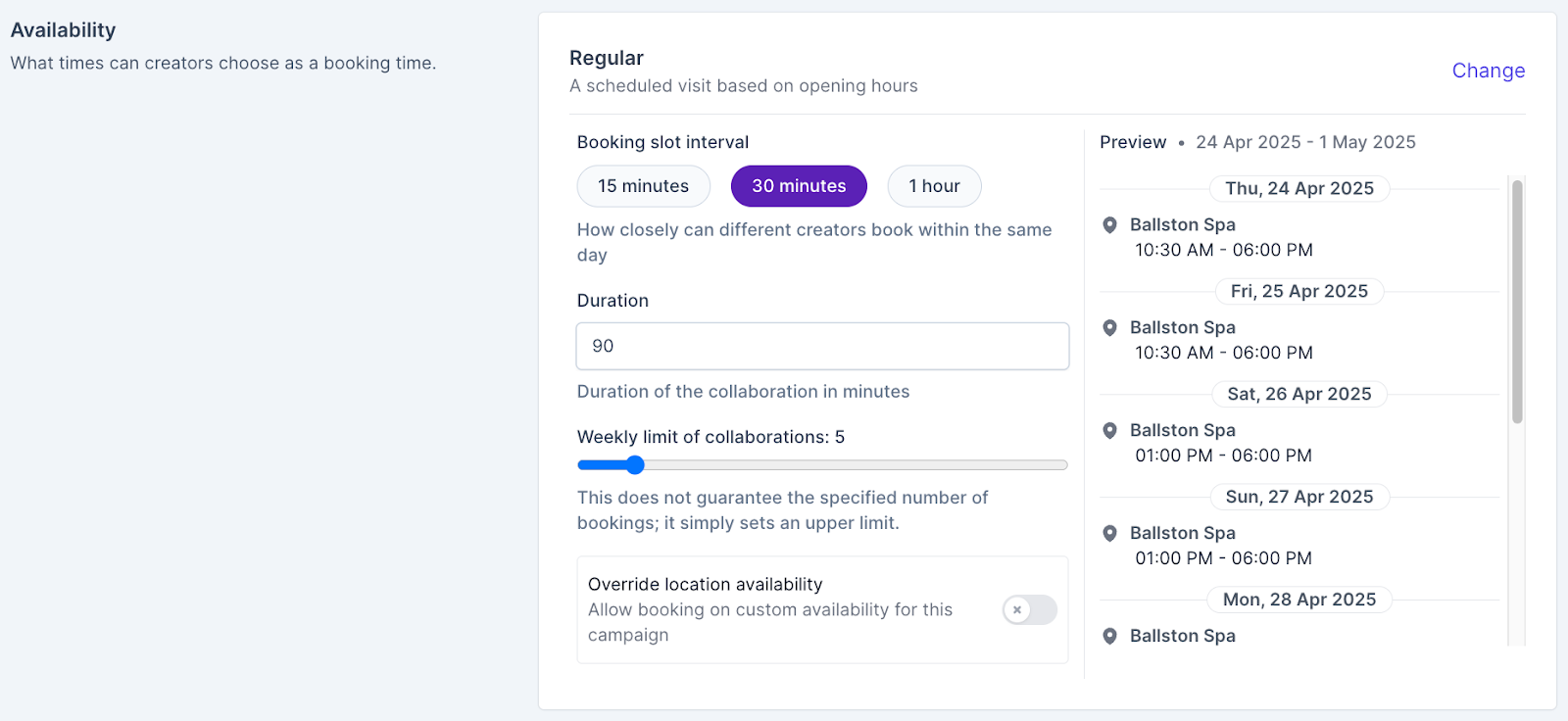 Availability