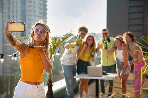 Influencers on an event