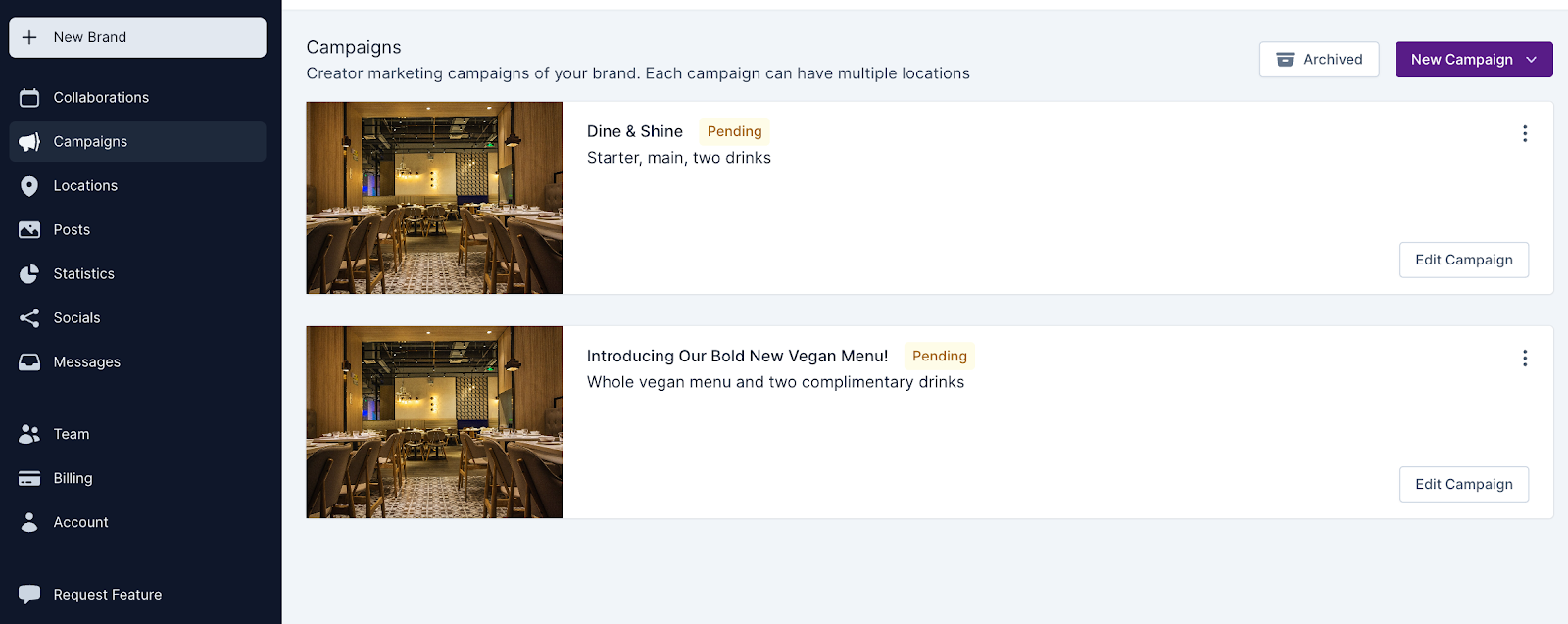 All-in-One Campaign Dashboard
