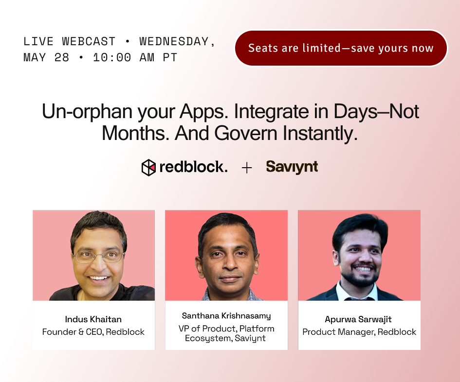 Webinar on Disconnected Apps with Saviynt