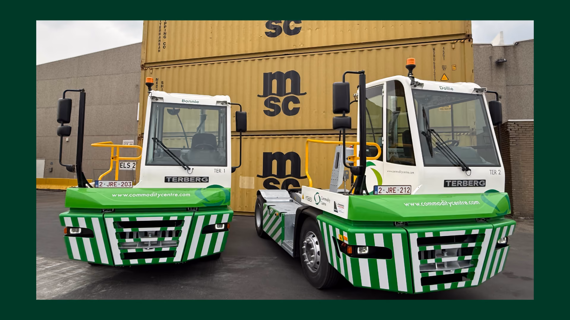 Antwerp fleet – Bonnie & Dollie our two new Terberg terminal tractors