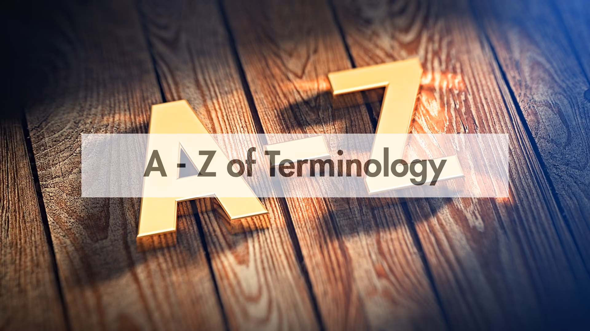 A-Z of supplements terminology for logistics and warehousing