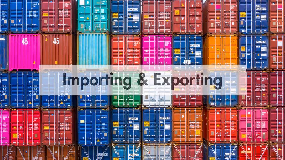 Importing and exporting supplements in UK and Europe