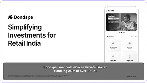 An ad for bondspe showing the company's financial services.