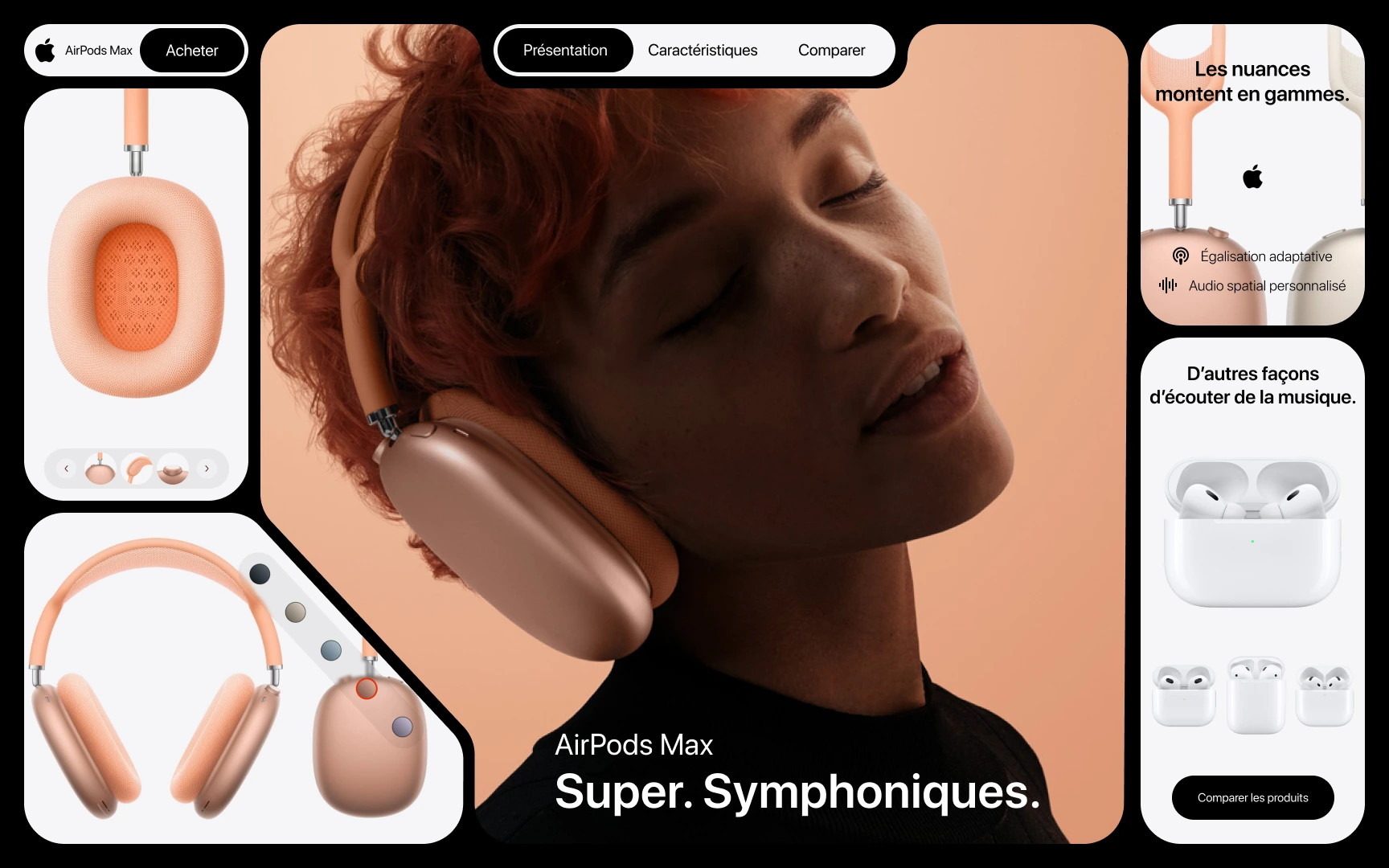 Web design - Airpods Max