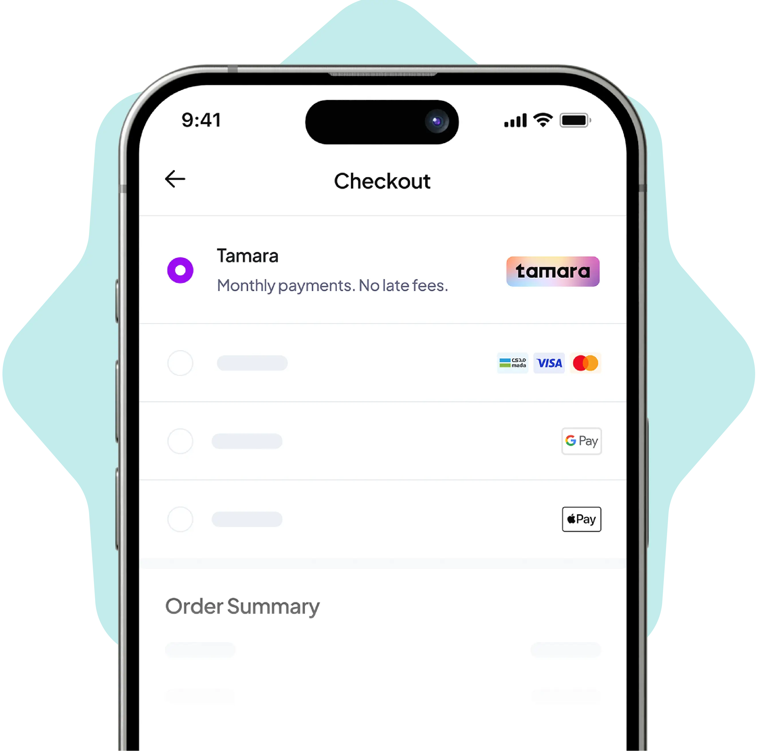 Dashboard mockup