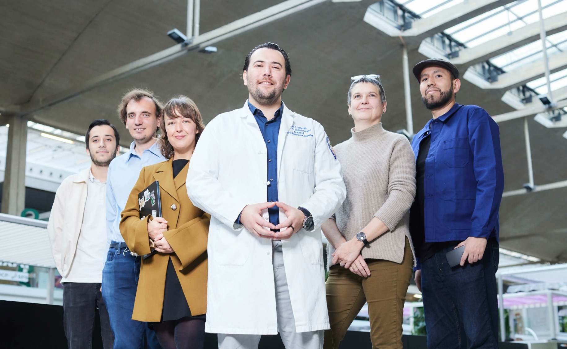 SpineDAO and pleias team at Station F, Paris — December 2025