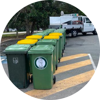 Bin Juicer on commercial lot