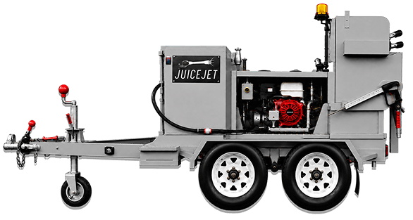 JuiceJet mobile trailer that is towable