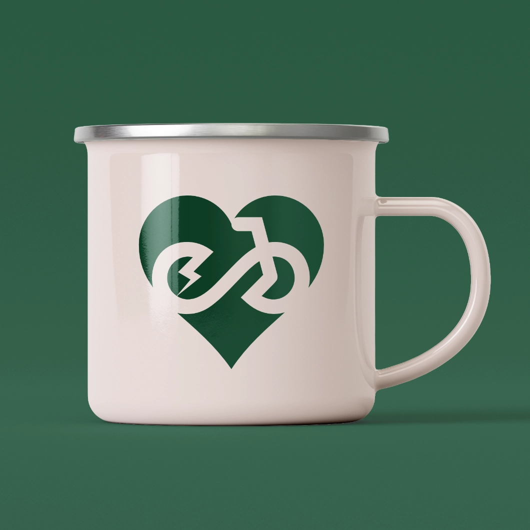 Love Ebikes logo on t-shirts