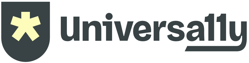 Universa11y logo univers + a11y (short for accessibility)