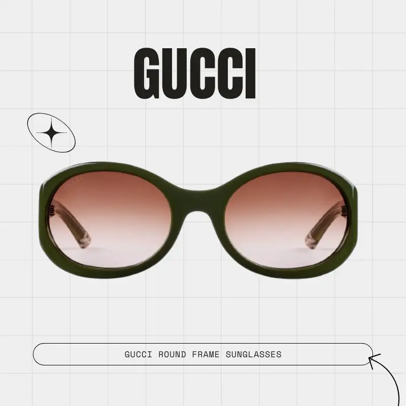 Gucci Round Frame Sunglasses