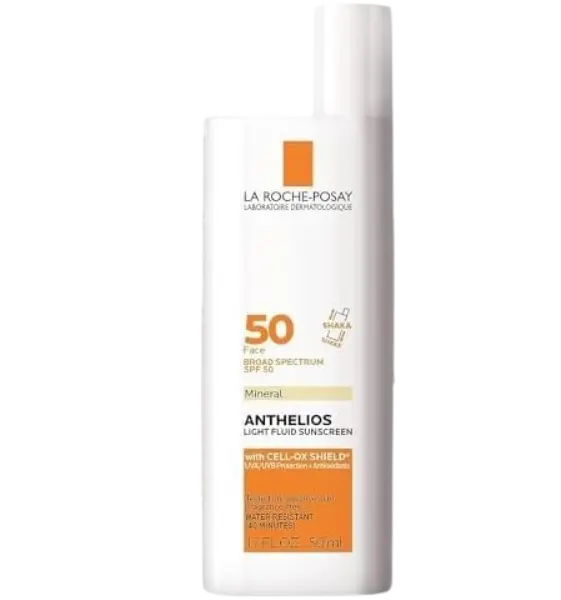 La Roche-Posay Anthelios Mineral Tinted Sunscreen SPF 50 for sensitive skin with iron oxides and matte finish