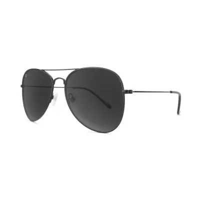 Knockaround Mile Highs eco‑friendly aviator sunglasses for women, recycled metal frame with polarized UV400 lenses and classic teardrop pilot shape for daily wear.
