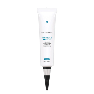 SkinCeuticals Retinol 0.3, facial serum for targeted anti-aging and skin texture refinement.​