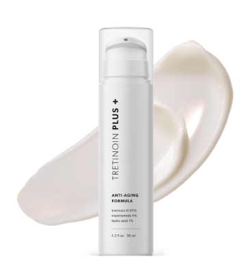 Apostrophe Tretinoin Plus prescription cream with niacinamide and lactic acid for anti-aging and brightening