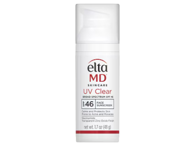 EltaMD UV Clear Broad-Spectrum SPF 46 mineral hybrid facial sunscreen for sensitive and acne-prone skin with niacinamide
