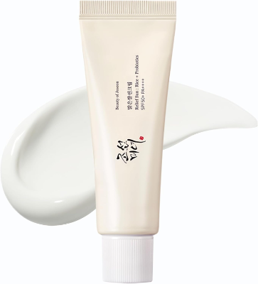 Beauty of Joseon Relief Sun Rice plus Probiotics SPF 50 PA++++ Korean sunscreen moisturizer for dewy glass skin