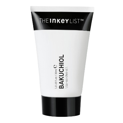 The INKEY List Bakuchiol Retinol Alternative Moisturizer cream for smoothing fine lines and improving texture