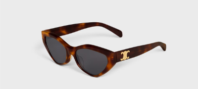 Celine Triomphe 17 acetate cat eye sunglasses quiet luxury designer