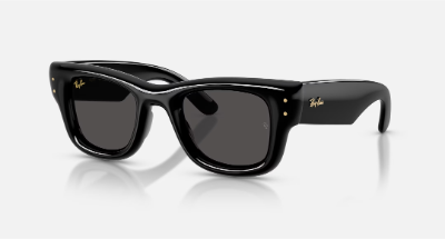 Ray-Ban Wayfarer Puffer RB4940 A$AP Rocky collaboration in black, bold 3D puffer wayfarer sunglasses for women
