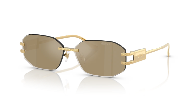 Versace VE2274G solid 18K gold luxury designer sunglasses for women