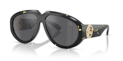 Burberry BE4479U metal aviator sunglasses for oval faces