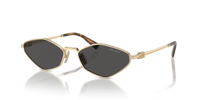 Miu Miu MU 56ZS geometric statement sunglasses for oval faces