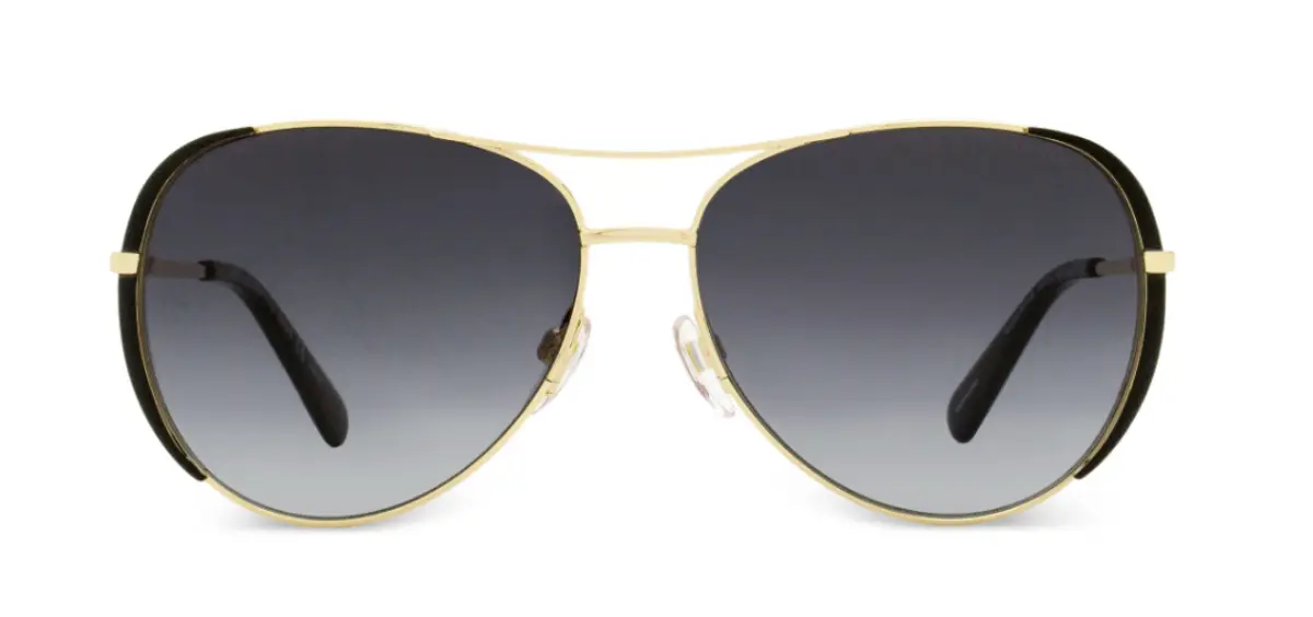 Marc Jacobs arching browline sunglasses, aviator-inspired acetate frame that flatters round and oval faces