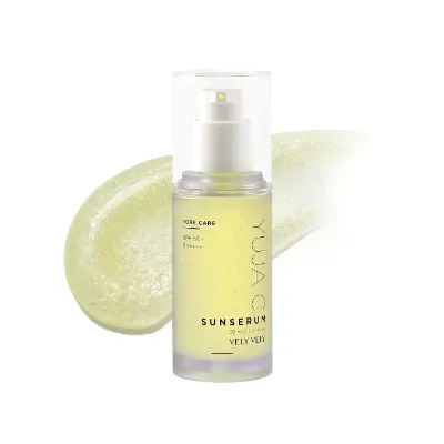 VELY VELY Yuja C Sunscreen Serum SPF 50+ – brightening Korean SPF serum for face 2026