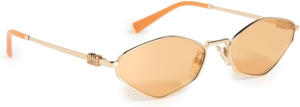 The best hexagonal sunglasses for women by Miu Miu in 2026 on a white background