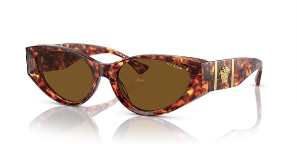 The best polarized cat-eye sunglasses by Versace 2026 on a white background