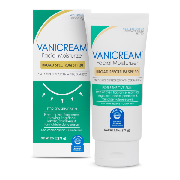 The best sunscreen for ultra-sensitive skin by Vanicream 2026 on a white background